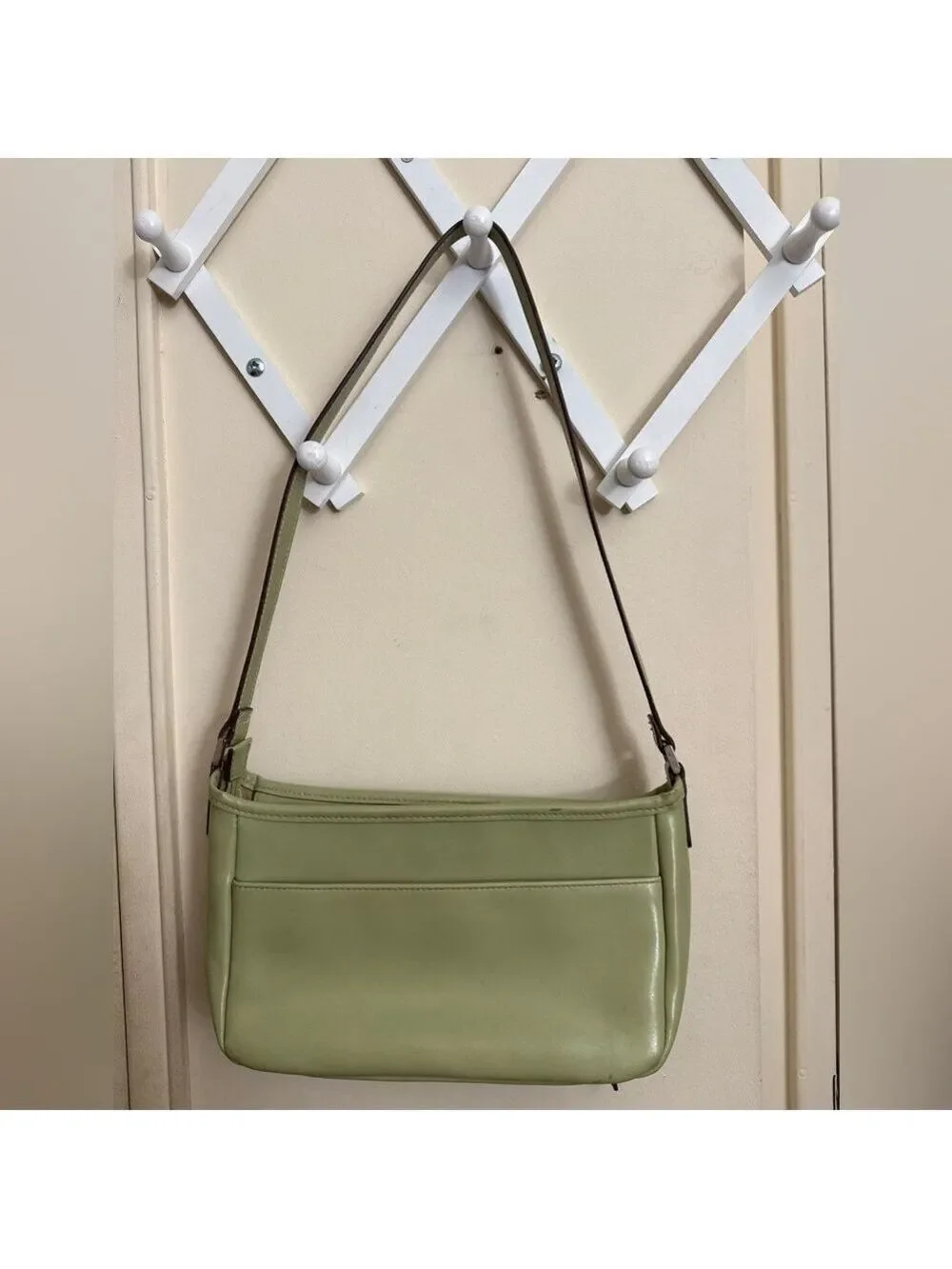 Vintage Liz Claiborne Villager Sage Green Y2K Shoulder Bag